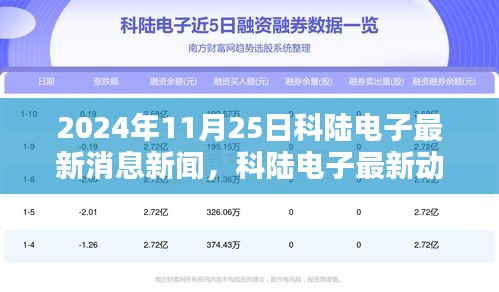 科陆电子最新动态报道，2024年11月25日最新消息新闻汇总