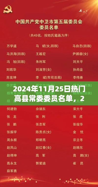 揭秘高县常委委员名单，深度解读某某观点