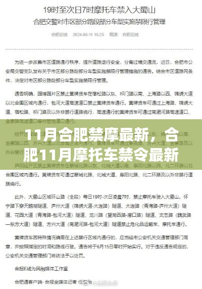 合肥11月摩托车禁令最新解读及应对指南，初学者与进阶用户必读