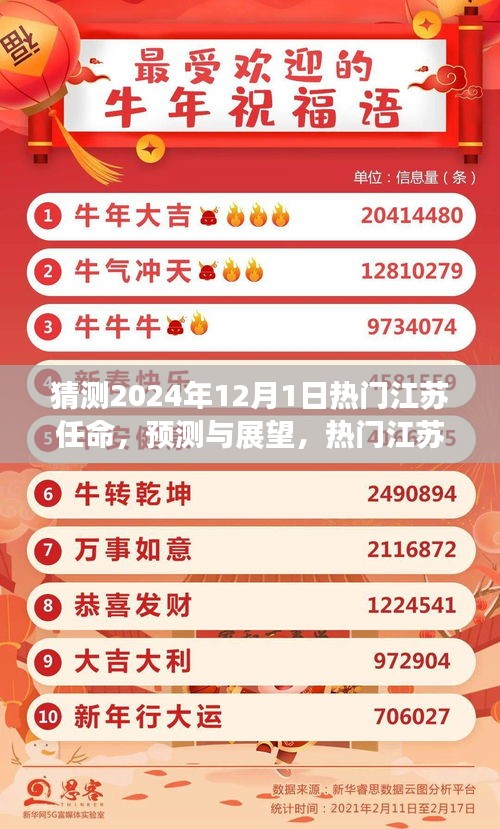 江苏新任命的未来蓝图，预测与展望（2024年12月1日）