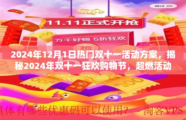 揭秘2024年双十一狂欢购物节，活动方案与独家攻略，引领购物热潮！