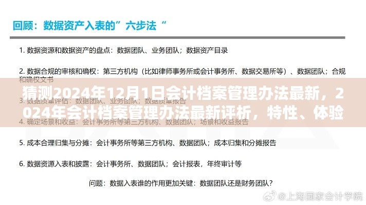 2024年会计档案管理办法最新评析，特性、体验与竞品对比