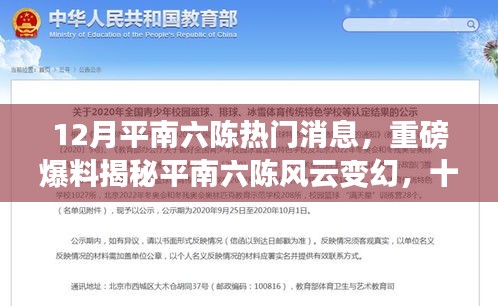 揭秘平南六陈风云变幻，十二月热门消息总汇与小红书最新资讯解读