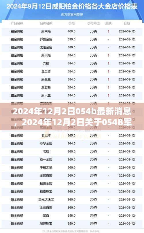 关于054B军舰最新消息的综合探析，各方观点与动态