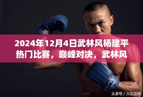 武林风杨建平传奇之战，巅峰对决再现江湖，杨建平再创辉煌！