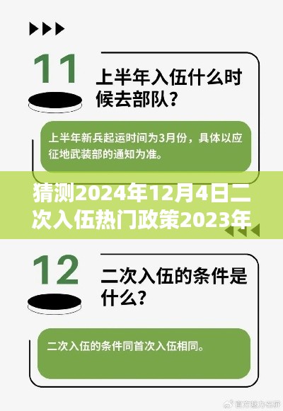 深度解析，预测2024年二次入伍政策走向与热门政策深度探讨