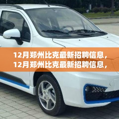 12月郑州比克最新招聘信息，学习变化，成就自信与梦想，加入我们！