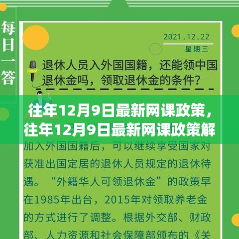 往年12月9日网课政策解读与分析