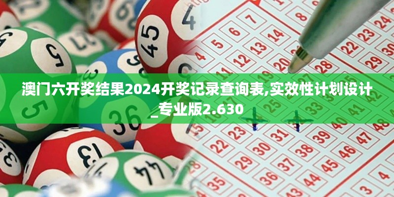 澳门六开奖结果2024开奖记录查询表,实效性计划设计_专业版2.630