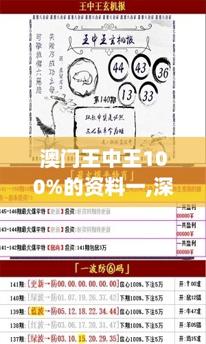 澳门王中王100%的资料一,深入解答解释定义_XR13.540