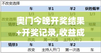 奥门今晚开奖结果+开奖记录,收益成语分析定义_超值版5.278