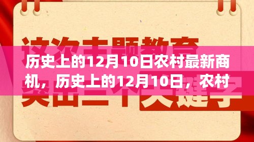 历史上的12月10日，农村新商机的崛起与未来展望