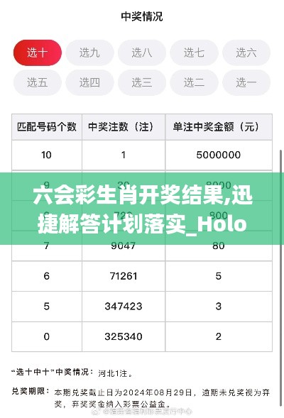 六会彩生肖开奖结果,迅捷解答计划落实_Holo8.895