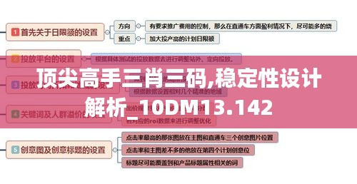 顶尖高手三肖三码,稳定性设计解析_10DM13.142