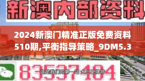 2024新澳门精准正版免费资料510期,平衡指导策略_9DM5.338