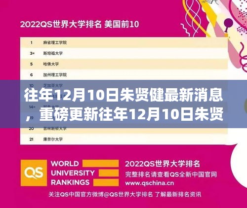 揭秘朱贤健最新消息，全面解读现状和未来展望