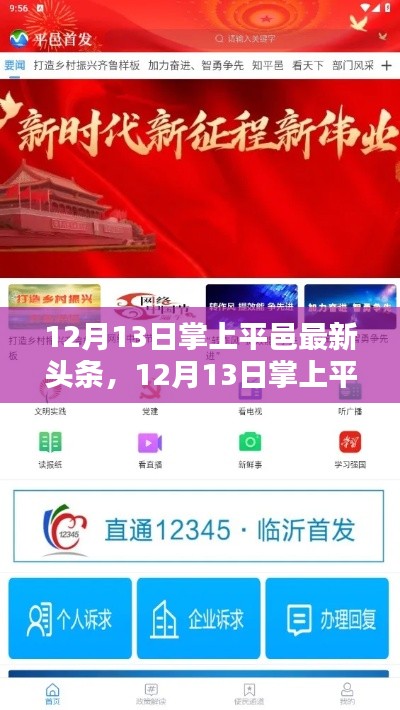 12月13日掌上平邑最新头条，全面评测与介绍