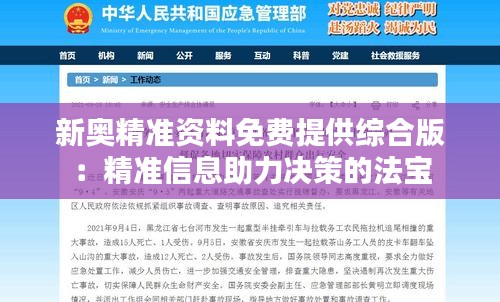 新奥精准资料免费提供综合版：精准信息助力决策的法宝