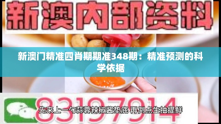 新澳门精准四肖期期准348期：精准预测的科学依据