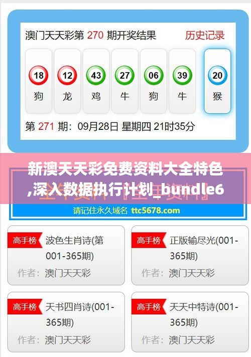 新澳天天彩免费资料大全特色,深入数据执行计划_bundle6.873