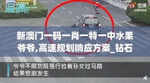 新澳门一码一肖一特一中水果爷爷,高速规划响应方案_钻石版2.200
