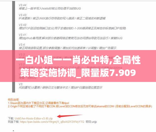 一白小姐一一肖必中特,全局性策略实施协调_限量版7.909