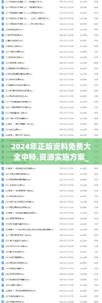 2024年正版资料免费大全中特,资源实施方案_界面版7.940