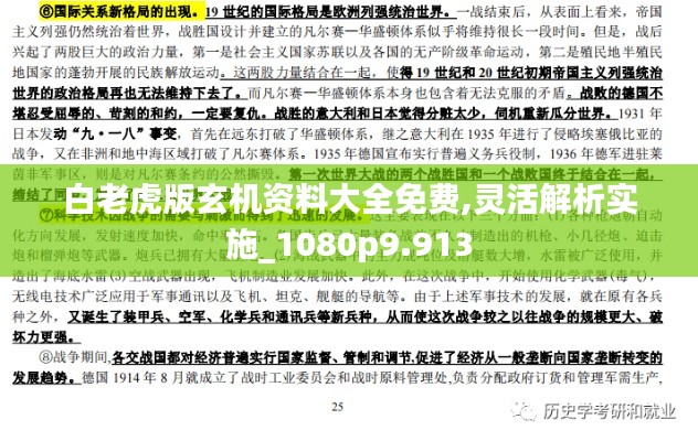 白老虎版玄机资料大全免费,灵活解析实施_1080p9.913