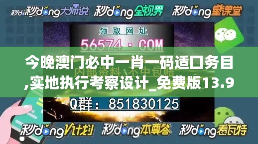 今晚澳门必中一肖一码适囗务目,实地执行考察设计_免费版13.962