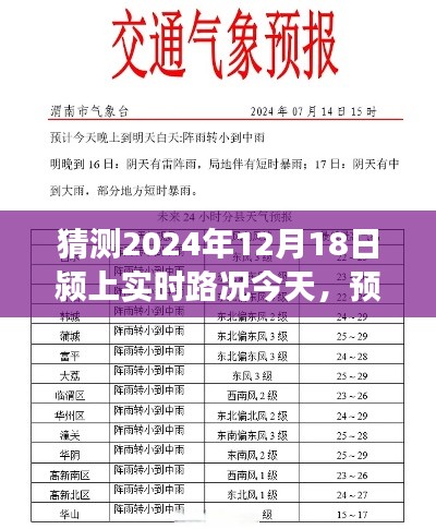 颍上县未来路况预测，洞察与展望，2024年12月18日实时路况分析。