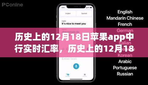 苹果App中的实时汇率变迁，历史上的12月18日回顾