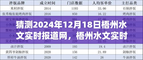 梧州水文预测分析，2024年12月18日展望与实时报道