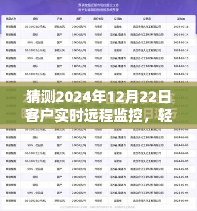 如何预测并设置客户远程监控，逐步指南助你轻松掌握技能，迎接2024年12月22日的客户远程监控时代