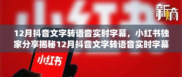 揭秘12月抖音文字转语音实时字幕功能，玩转语音魅力，视听盛宴轻松享受！