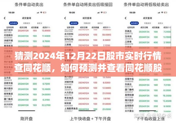 2024年12月22日股市实时行情预测与同花顺查看指南