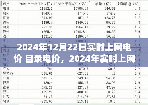2024年实时上网电价概览与目录电价市场动态分析