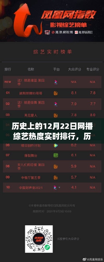 揭秘历史巨轮下的网播热潮，十二月二十二日综艺实时排行背后的故事
