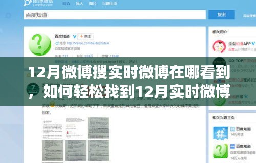 详细步骤指南，如何轻松找到并查看12月实时微博内容