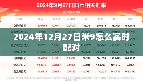 米9实时配对教程，2024年12月27日操作指南