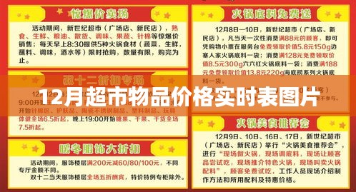 12月超市物品实时价格表图片大全