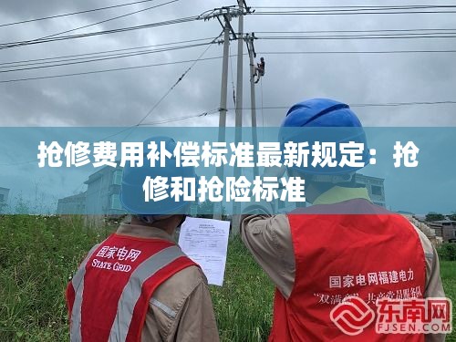 抢修费用补偿标准最新规定：抢修和抢险标准 