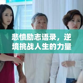 悲愤励志语录，逆境挑战人生的力量源泉