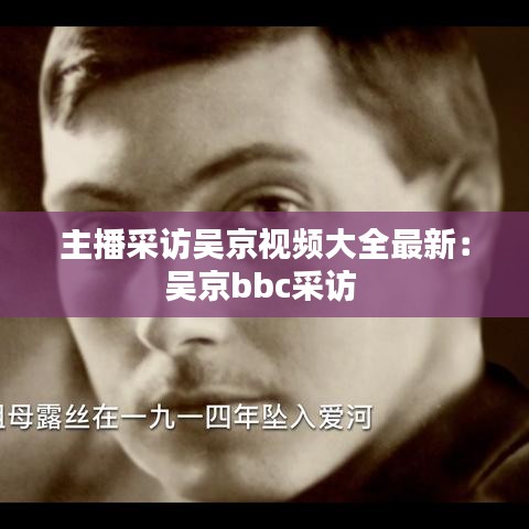 主播采访吴京视频大全最新：吴京bbc采访 