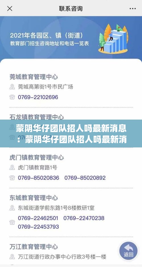 蒙阴华仔团队招人吗最新消息：蒙阴华仔团队招人吗最新消息查询 