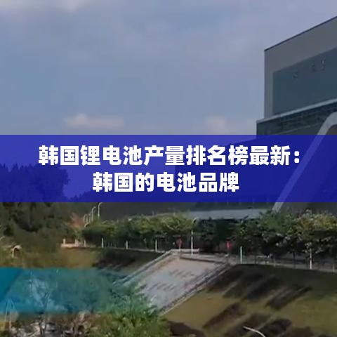 韩国锂电池产量排名榜最新：韩国的电池品牌 