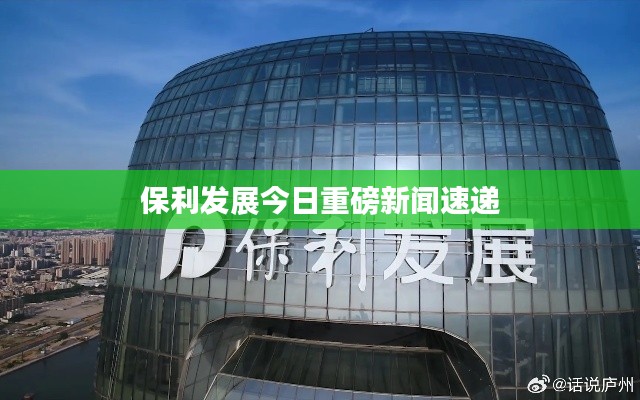 保利发展今日重磅新闻速递