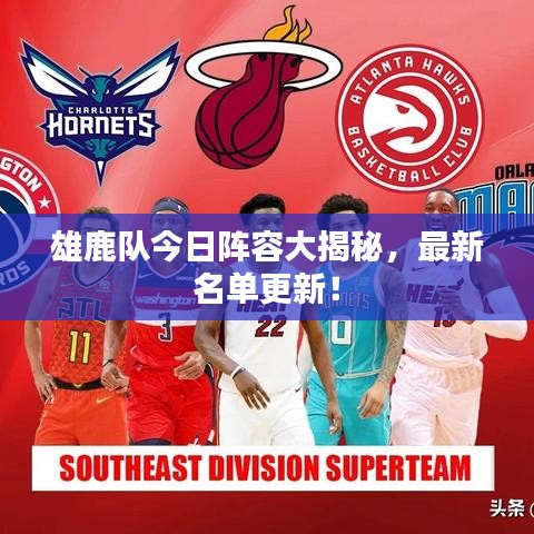 雄鹿队今日阵容大揭秘，最新名单更新！