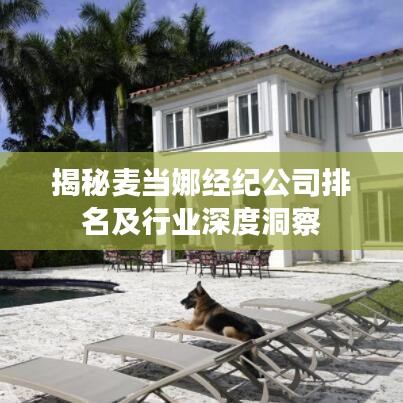 揭秘麦当娜经纪公司排名及行业深度洞察