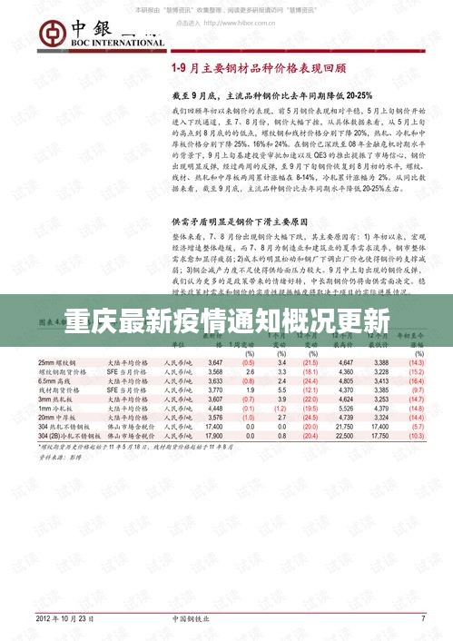 重庆最新疫情通知概况更新