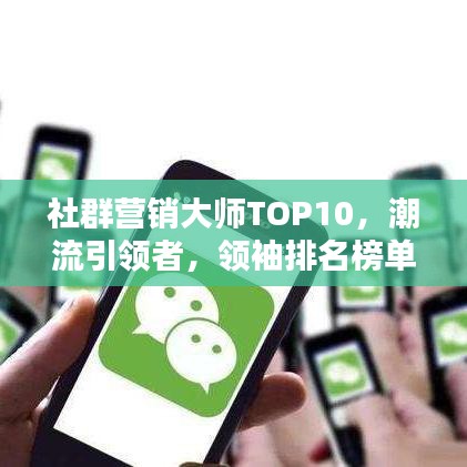 社群营销大师TOP10，潮流引领者，领袖排名榜单